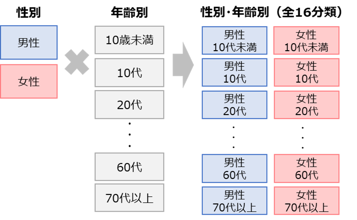 交通量AI 年齢・性別推定計測
